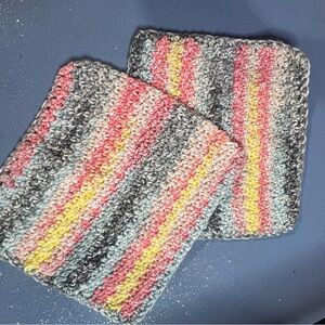 Colorful Crochet Wash Cloths